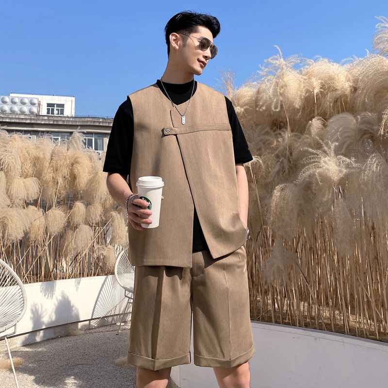 Bộ Đồ Vest Dáng Rộng Kiểu Anh Thiết Kế Lịch Lãm Cho Nam