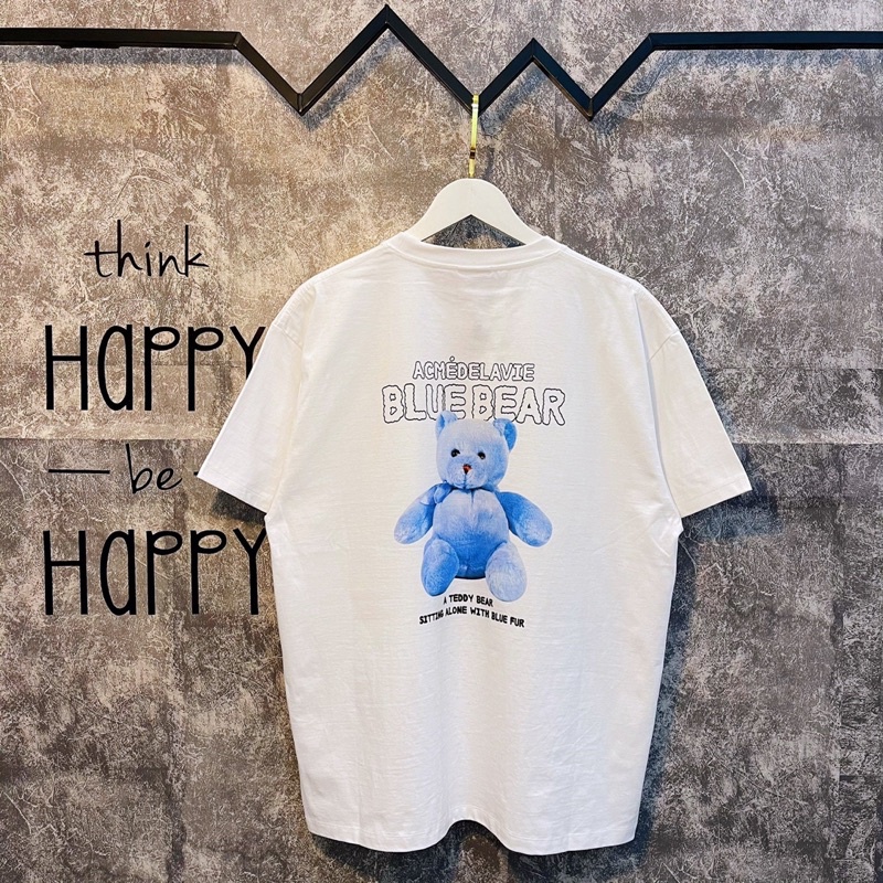 ÁO PHÔNG ADLV BLUE TEDDY BEAR