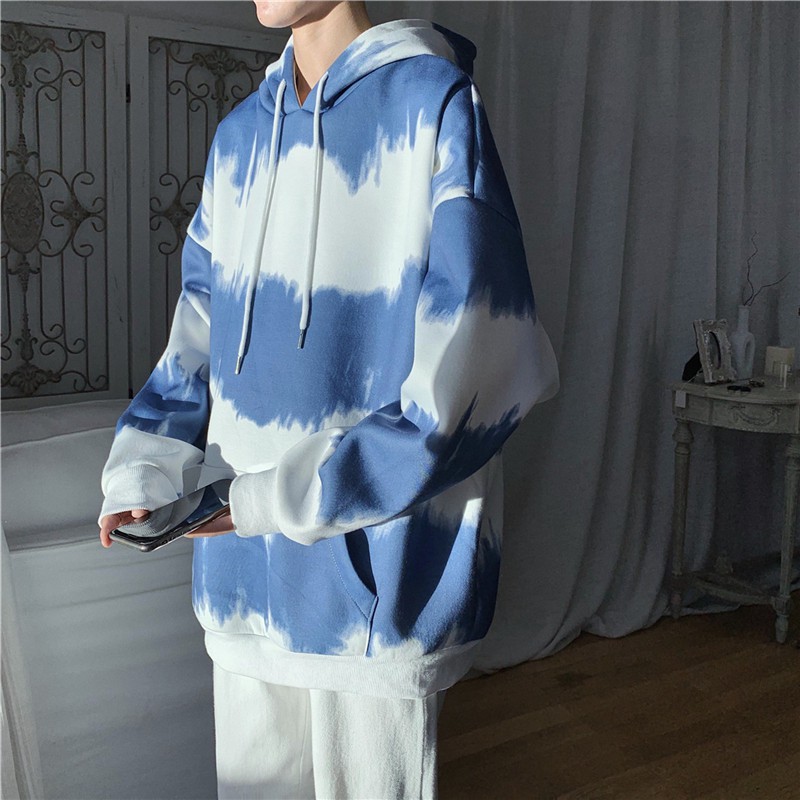 Áo hoodie phối màu thời trang cho nam size M-2XL