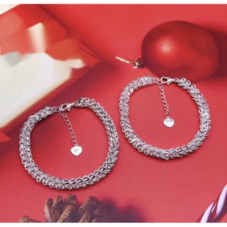 Lắc tay nữ bạc s925 Cao Cấp Bạc ý sáng sang trọng không đen