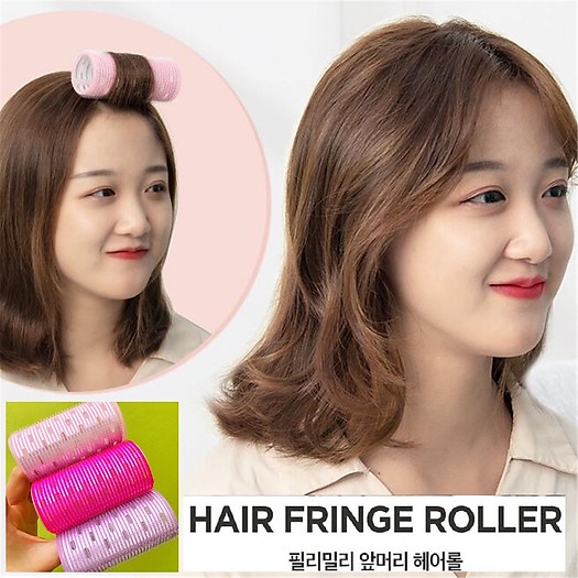 Ống cuốn gai tự dính lõi nhôm tiện dụng Mollyhairshopp, ống gai uốn tóc tại nhà nhiều màu