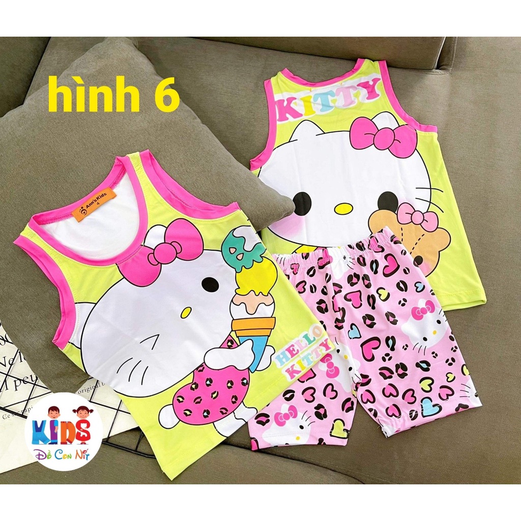 BỘ BA LỔ MÙA HÈ XINH YÊU BÉ GÁI - ĐỒ BỘ TRẺ EM