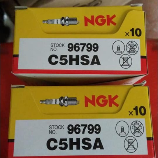 Bugi NGK C5HSA lắp cho xe Dream - Wave