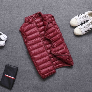 現貨▲批發價  新品特惠反季特賣冬裝輕薄款羽絨服男馬甲夾克背心短款修身休閒大碼羽絨服