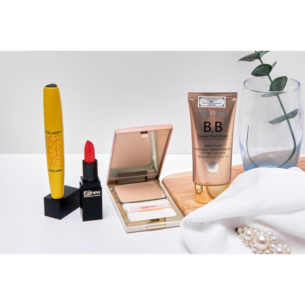 Hàng Chính Hãng- Kem Nền Che Khuyết Điểm Tông Màu Tự Nhiên BB Cream BENEW SPECIAL SNAIL Hàn quốc Spf 50 Pa+++ 50ml