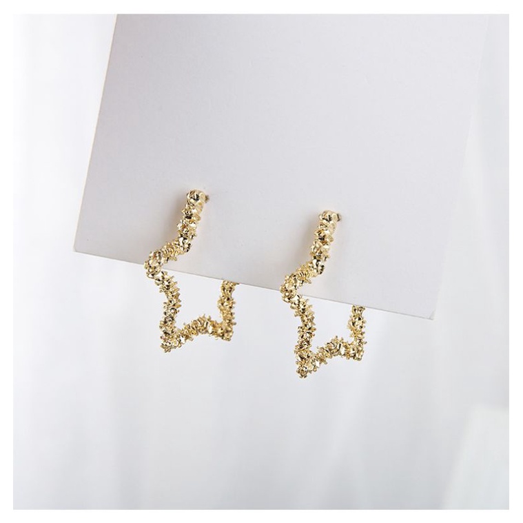 Hoa tai bạc S925 - Bông tai hình sao kim tuyết dễ thương, sang trọng ZaZa.accessories KT8073