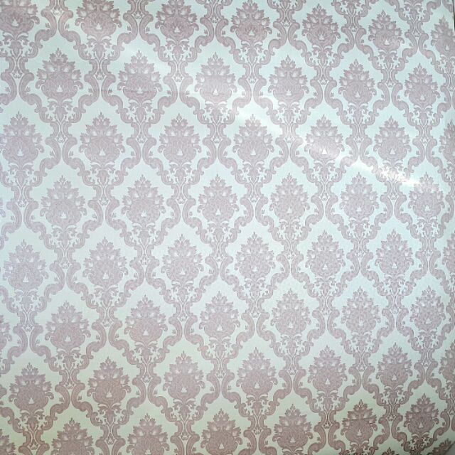 Giấy dán tường châu âu hoa văn hồng khổ 60cm