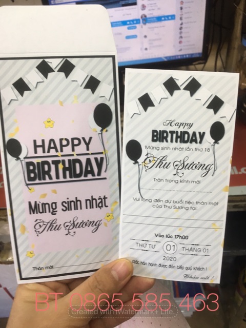 Phong bì, lì xì in hình facebook đi đám cưới, sinh nhật,..,