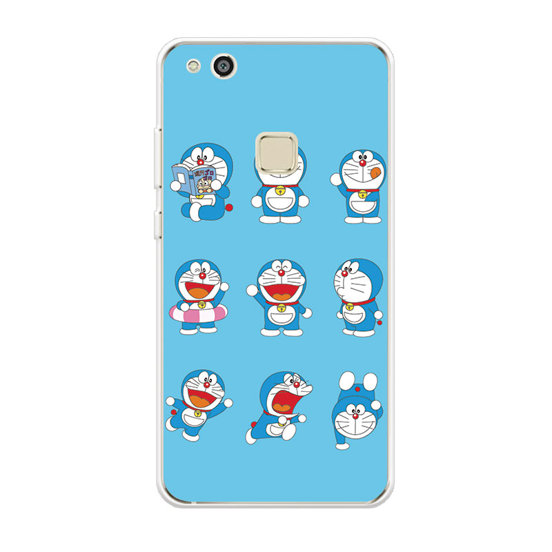 Ốp Lưng Huawei P8 P9 P10 Lite TPU mềm Case Doraemon