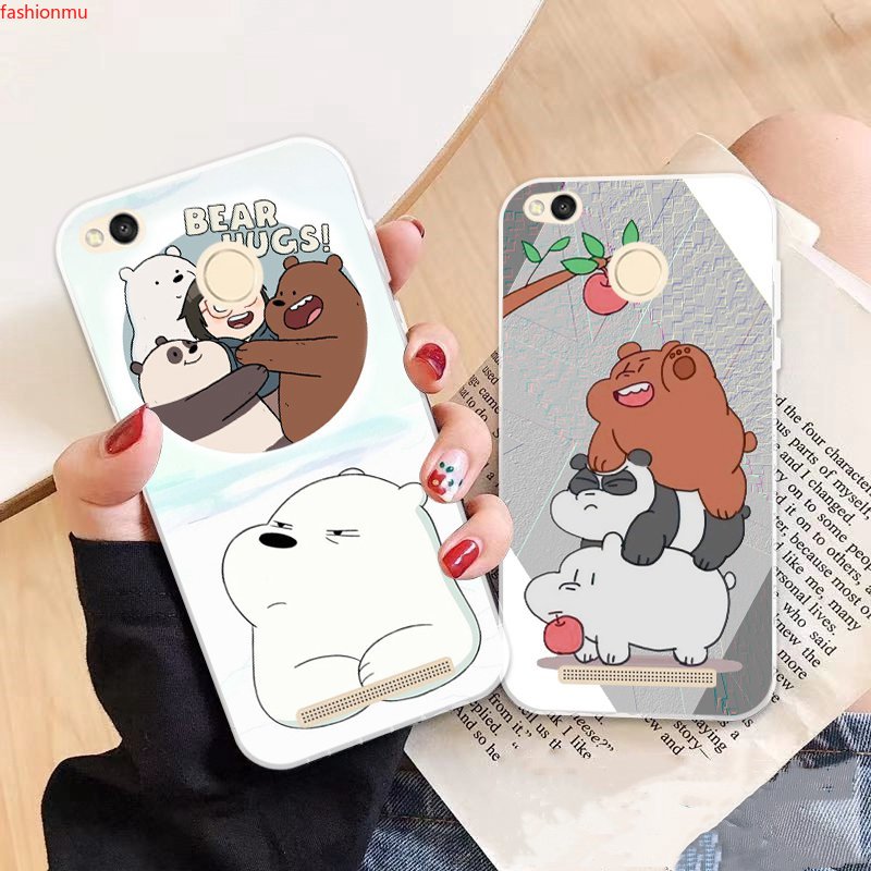 Xiaomi Redmi Note 2 3 3s 4A 4X 5A 5 6 6A 7 S2 Pro Plus Prime A2Lite Three Bears pattern-6 Soft Silicon Case Cover