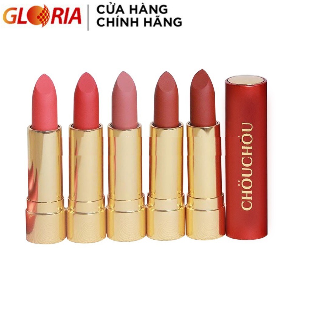 [Mã COSGLORIAT4 -8% đơn 250K] Son thỏi Chou Chou vỏ đỏ Signature Premier Matt Rouge Red Limited Edition