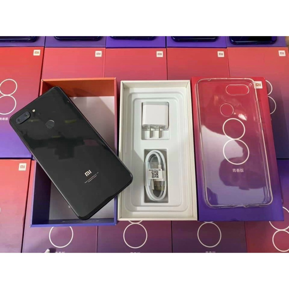 Điện thoại Xiaomi Mi 8 Lite RAM 4/64GB  HÀNG MỚI 100% NGUYÊN HỘP BẢO HÀNH 12 THÁNG