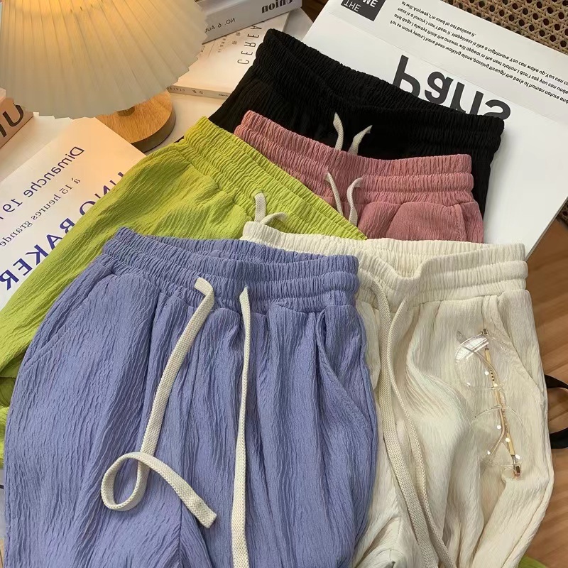 Quần Dài Nữ Ống Rộng Lưng Cao Thời Trang Hàn Quốc Xinh Xắn