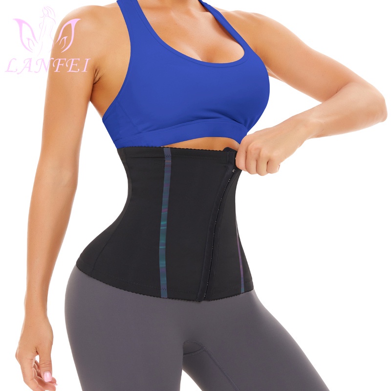Dây Đai Đeo Thắt Lưng Màu Bạc Giảm Béo Hỗ Trợ Giảm Cân