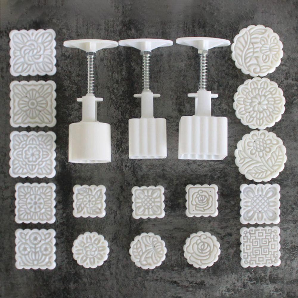 Mfolas Khuôn Làm Bánh Trung Thu / Bánh Trung Thu / Bánh Trung Thu Hình Hoa diy