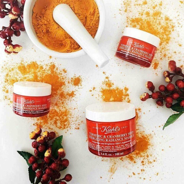 MẶT NẠ NGHỆ TRỊ THÂM KIEHL'S TURMERIC AND CRANBERRY SEED ENERGIZING