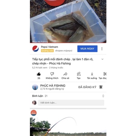 Cốt đường đen Phúc Hà fishing chai 350ml