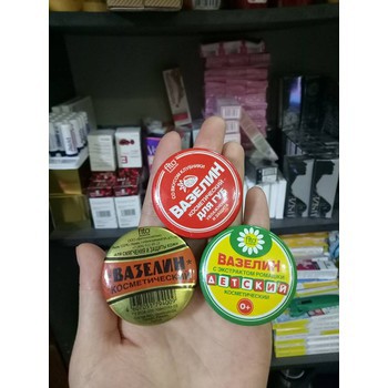 Sáp nẻ Vaseline hộp sắt chống khô da, nứt nẻ da, giúp làm mềm mịn da fito Nga 10ml