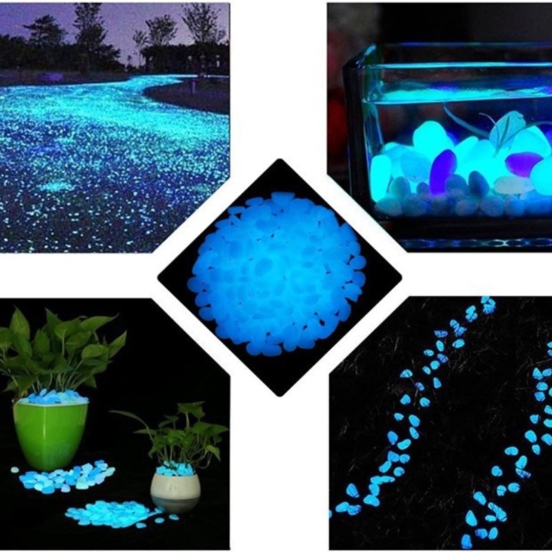 Sỏi dạ quang - sỏi phát quang trang trí bể cá bể rùa cây cảnh