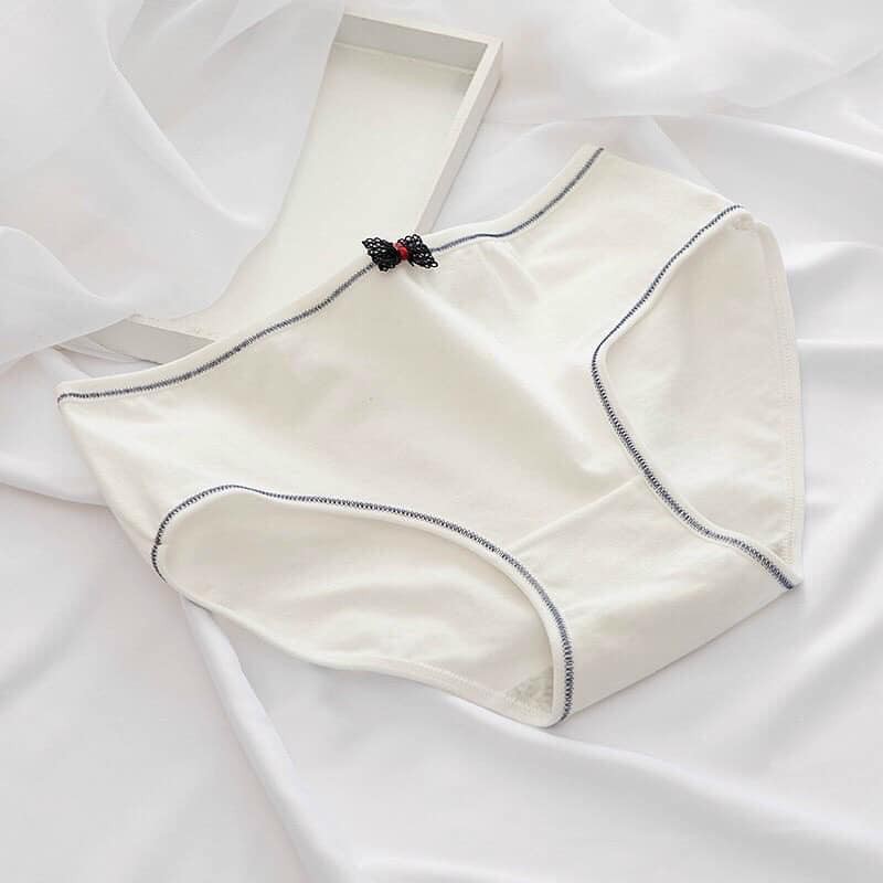 LỐ 10 QUẦN LÓT COTTON NƠ SIÊU THÁNG MÁT MÃ 1527