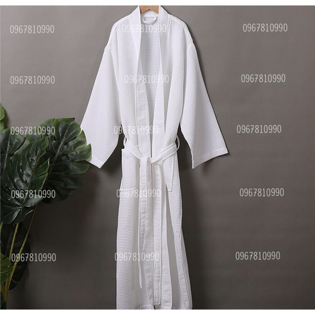 Áo choàng tắm khách sạn - tổ ong 100% cotton