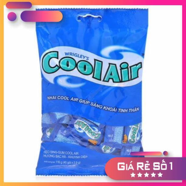 kẹo cao su cool air gói 110v - kẹo cao su mentos gói 40 viên