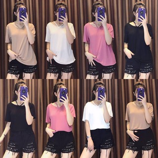 áo thun thụng viền ren cổ choker