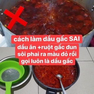 Dầu gấc nguyên chất