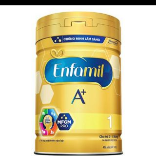 Sữa bột Enfamil A+ 1 870g(hộp thiếc) cho bé từ 0-6 tháng tuổi
