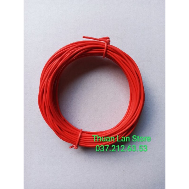 Cuộn 10m Dây Kẽm Bọc Nhựa Màu Bản Tròn Mềm Dẻo Dễ Cột