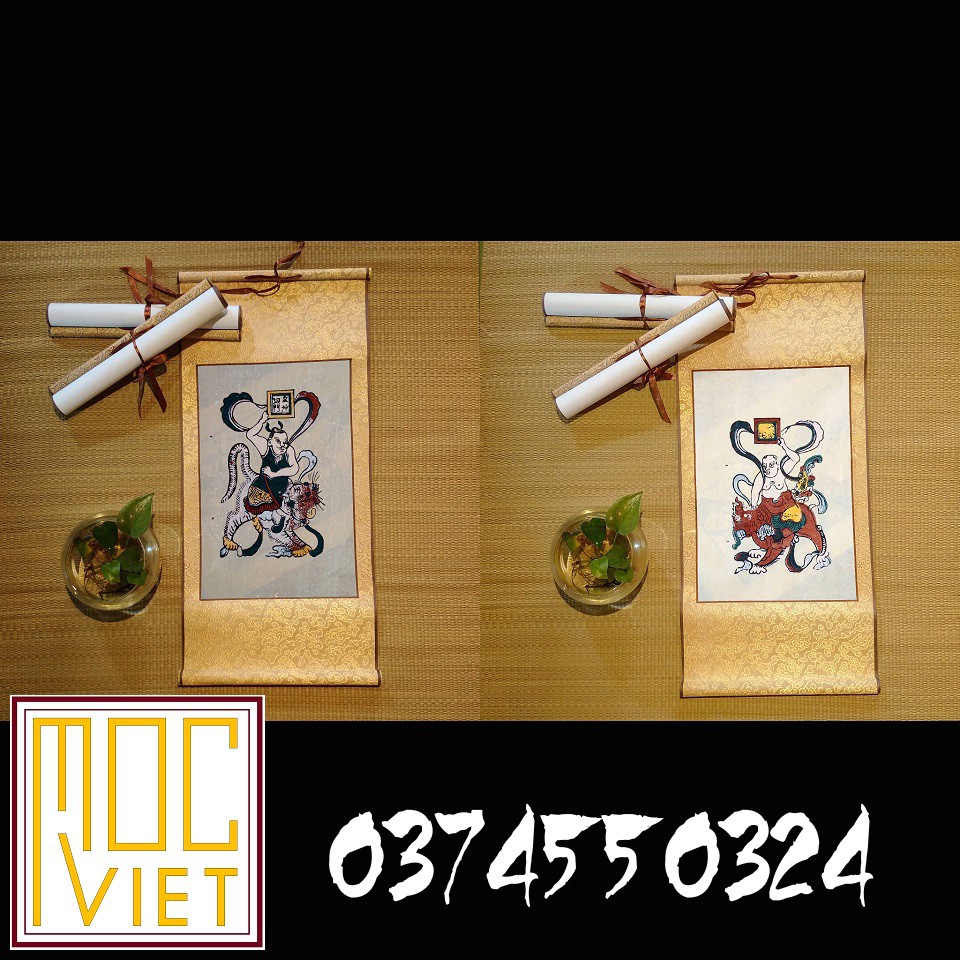 Cặp Tranh đông hồ - Tử vi, Trấn trạch | BigBuy360 - bigbuy360.vn