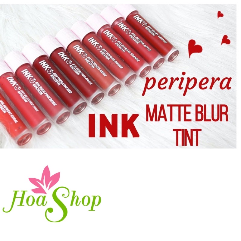 Son kem lì Peripera Ink Matte Blur Tint