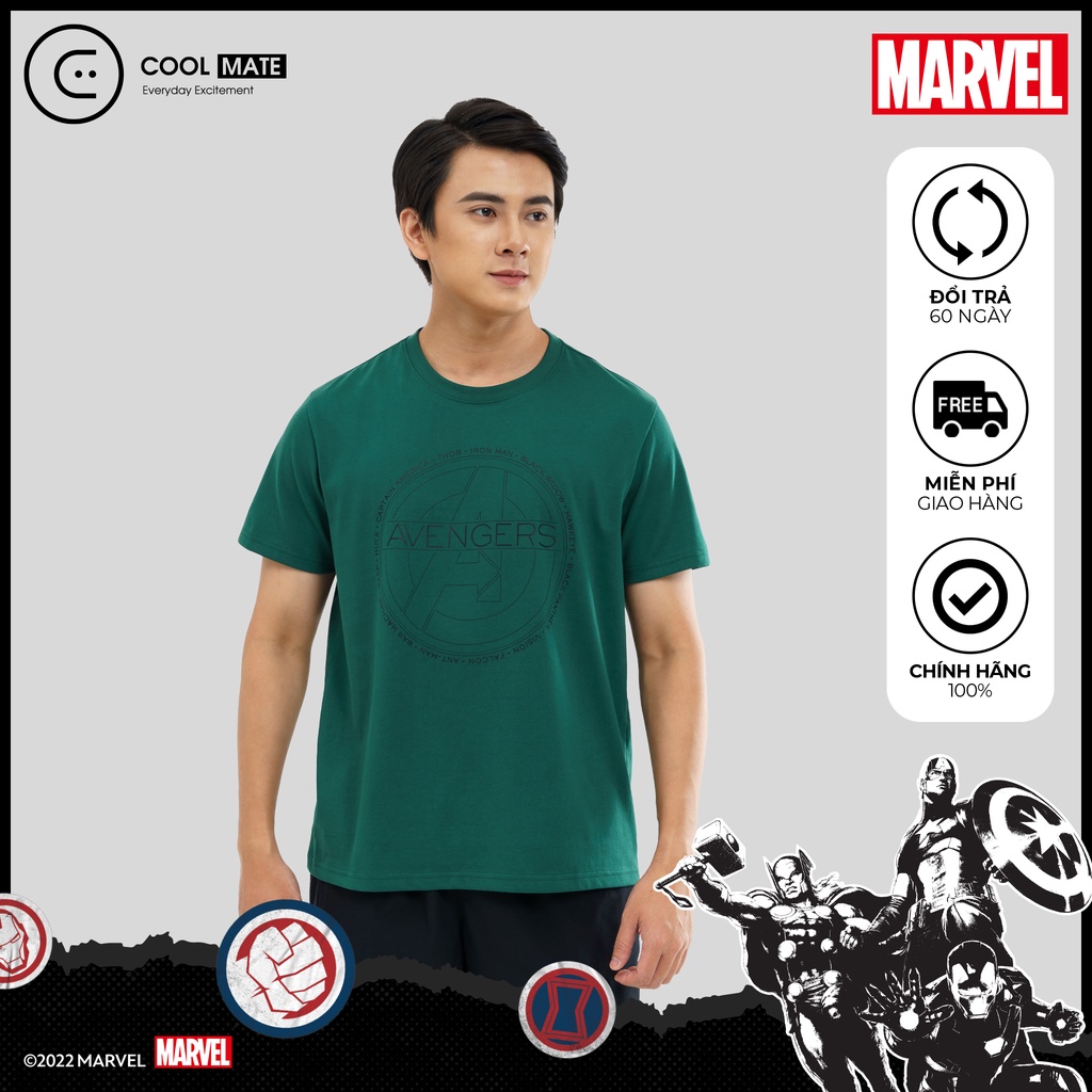 Áo thun Marvel Avengers Logo Basics - thương hiệu Coolmate LP