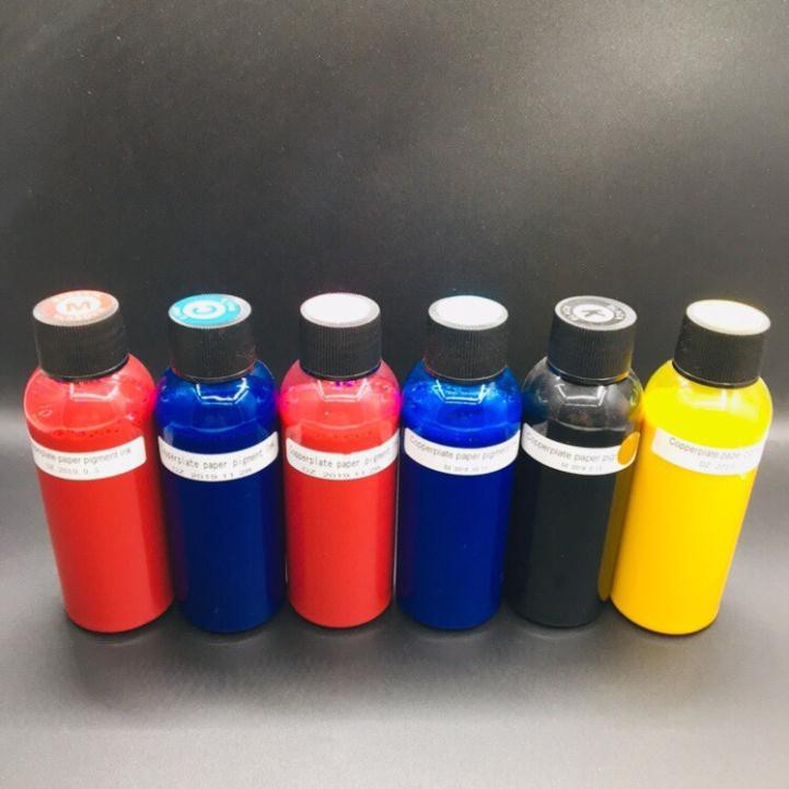 Mực in Pigment UV lọ 100ml ( mực dầu)