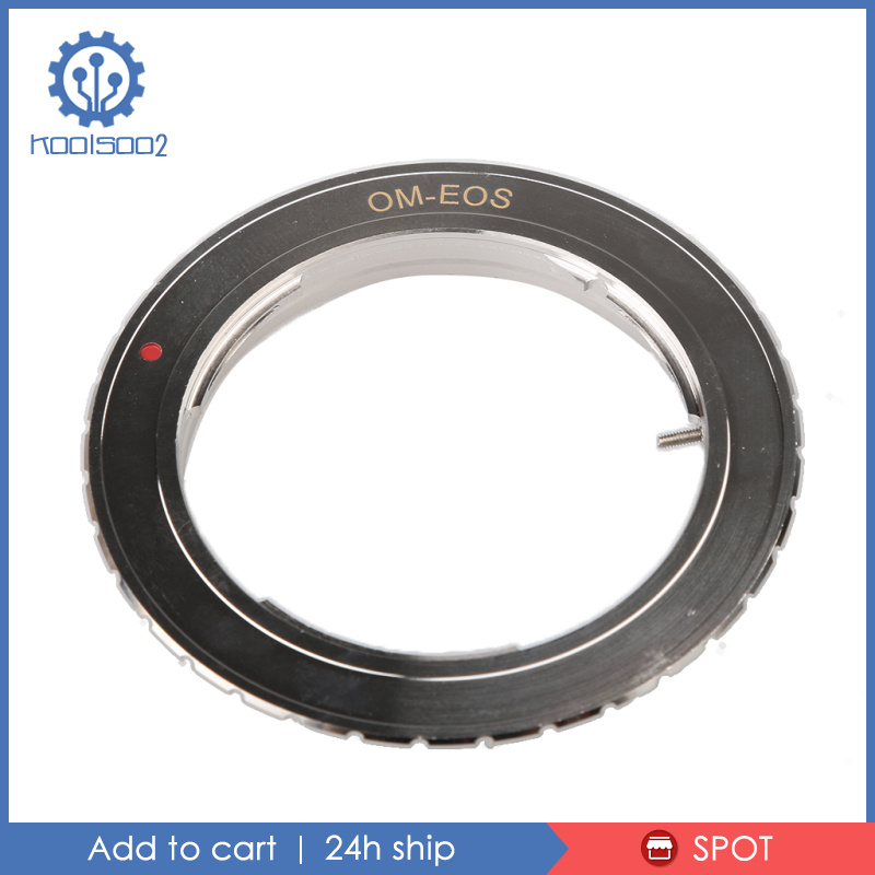 [KOOLSOO2]Professional Metal Mount Lens Adapter Ring for Canon OM-EOS DSLR SLR Camera