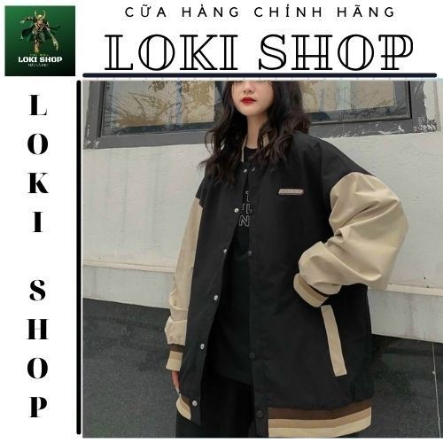 ÁO KHOÁC DÙ BOMBER BÓNG CHÀY THÊU LOKI SHOP