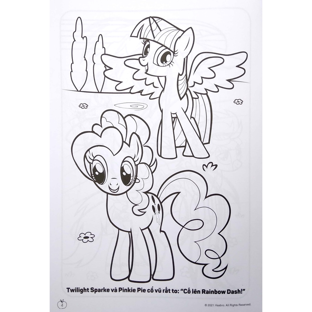 Sách Bộ Sách My Little Pony - Jumbo Tô Màu Và Các Trò Chơi (Bộ 8 Tập)