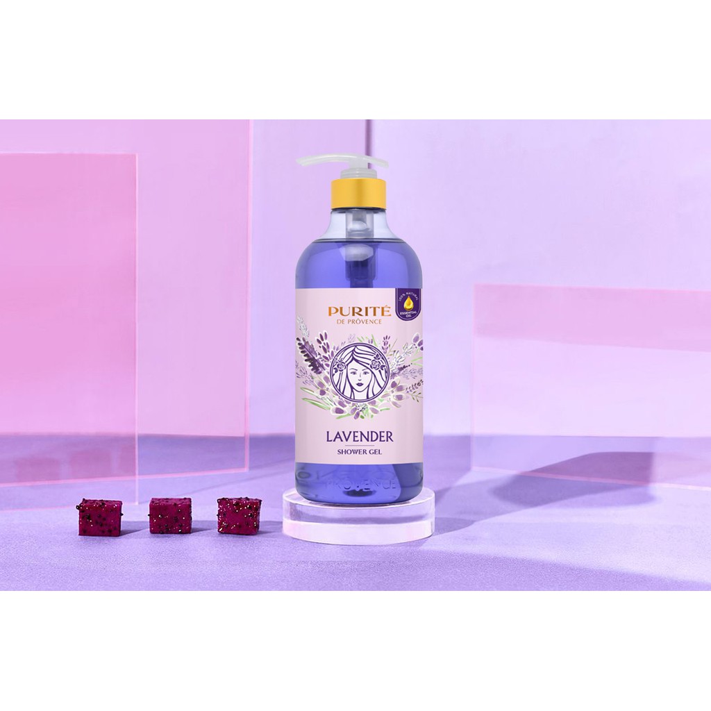 Sữa Tắm Purité Lavender Shower Gel Hương Hoa Oải Hương 850ml