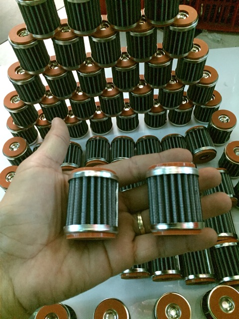 Lọc nhớt exciter thép