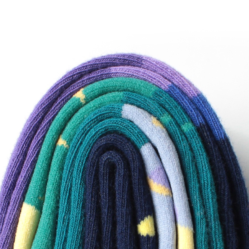 WAFNHA D53 Vớ Cotton Họa Tiết Phi Hành Gia Cá Tính