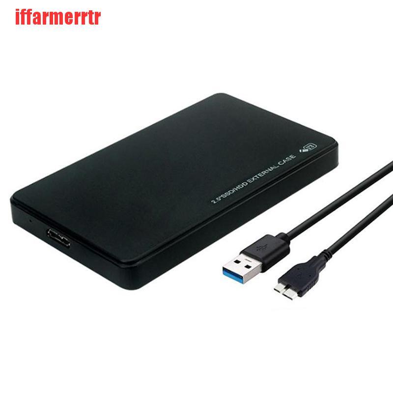 {iffarmerrtr}2.5 inch HDD SSD Case USB3.0 to SATA Hard Disk Box 5Gbps SD Disk Case LKZ
