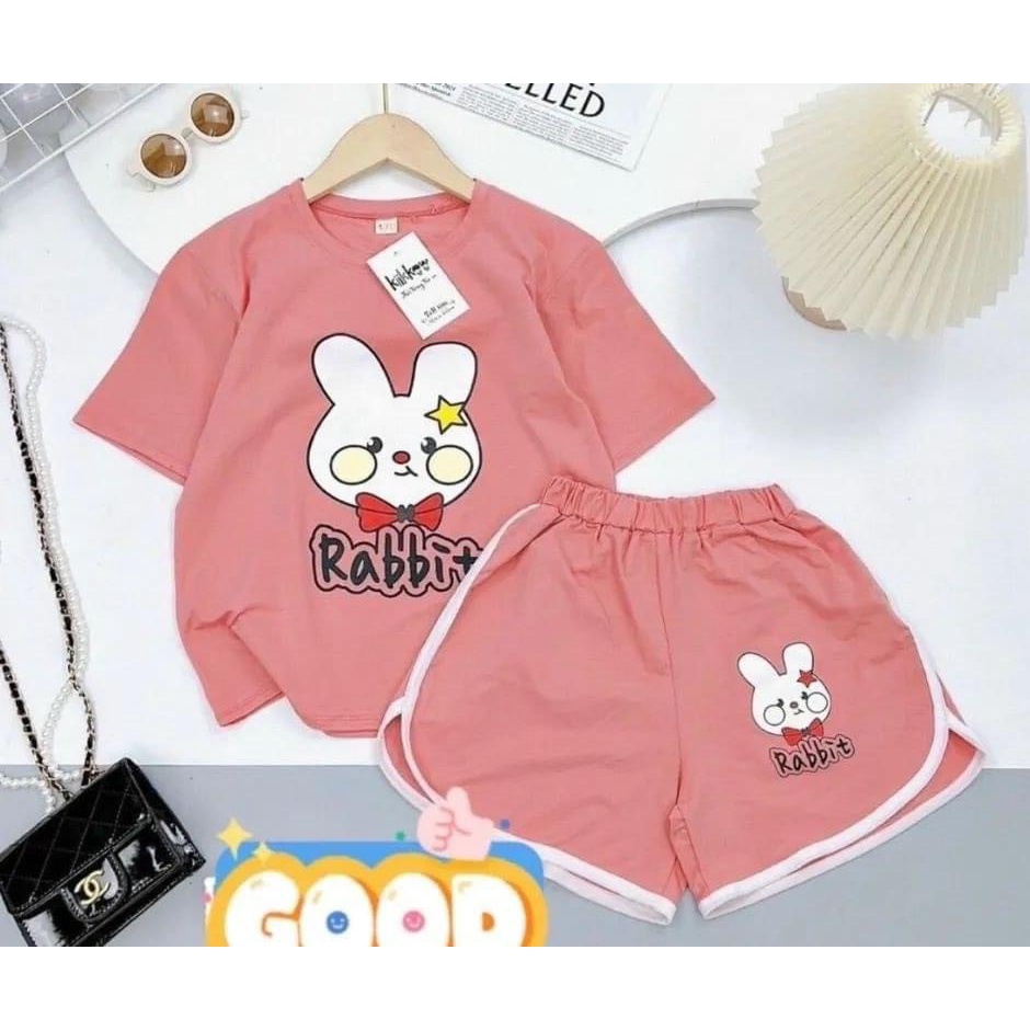 [HOTI] BỘ CỘC TAY THỎ CON CHẤT COTTON MỀM MÁT SIÊU ĐÁNG YÊU CHO BÉ 8-24KG. VIDEO THẬT, XƯỞNG MAY BIBO
