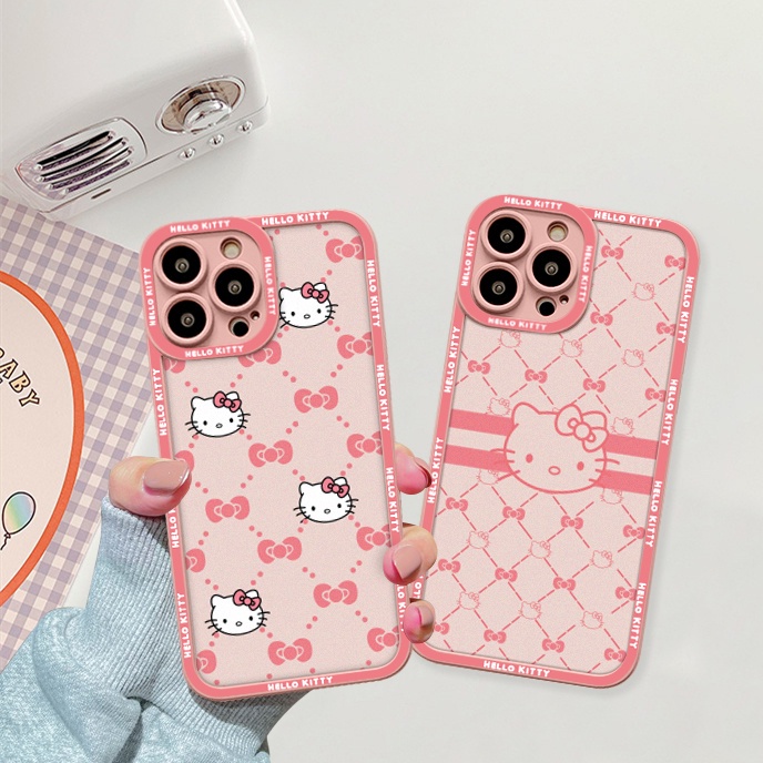 Ốp lưng IPhone cạnh vuông lỗ camera hello kitty 6s/6plus/7/7plus/8/8plus/x/xr/xs/11/12/13/pro/max/plus/promax CVL72