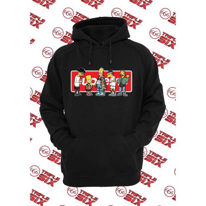 Áo Khoác Hoodie Nam In Chữ Distro Simpson Supreme 91siq