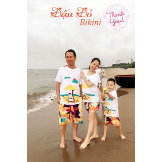 Ảnh feedback đồ gia đình đi biển đẹp