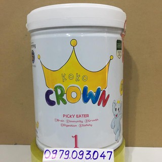 sữa bột koko Crown 1 ( cho trẻ biếng ăn ) 800g date 08 2022