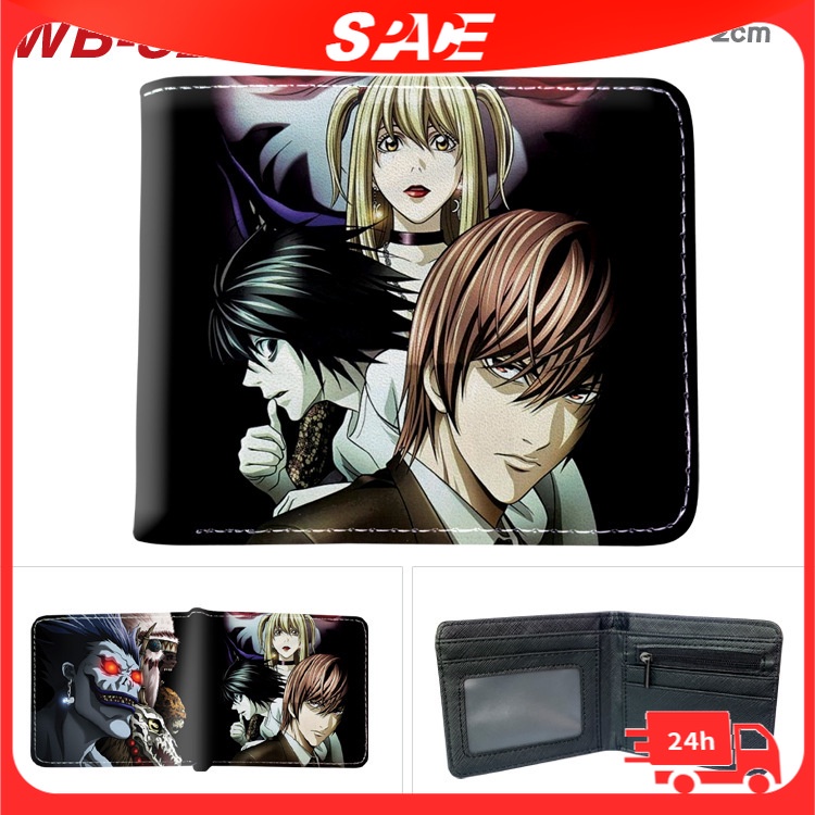 Ví Ngắn Gập In Hình Anime Death Note Dành Cho Nam Nữ