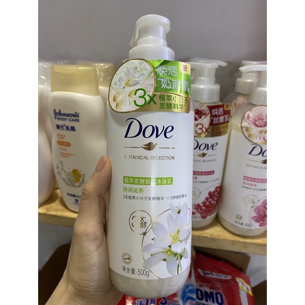 Sữa tắm trắng da Dove lên men từ trái cây + hoa