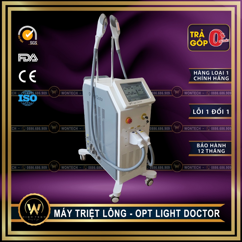 [WONTECH - NOW SHIP] Máy Triệt Lông Opt Shr Light Doctor