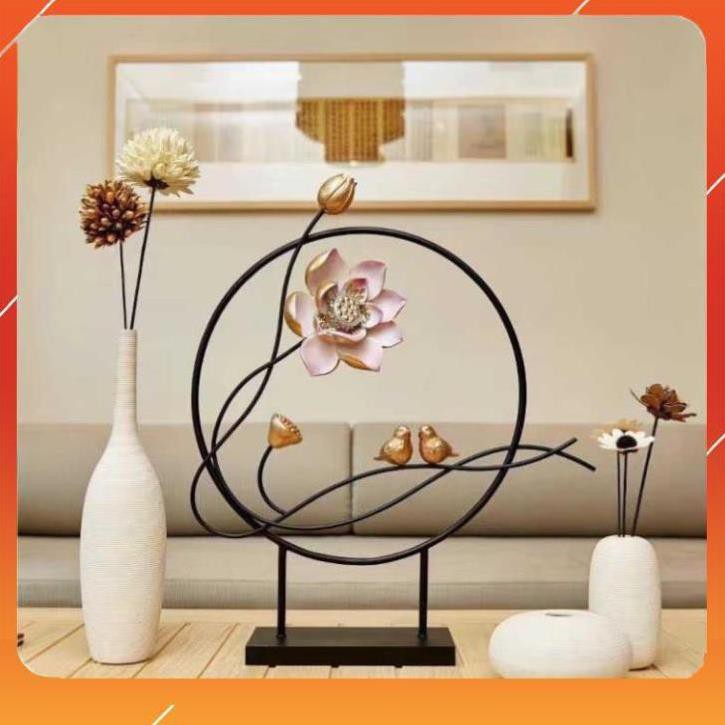 Decor Trang Trí Nội Thất Phong thủy Bộ bình gốm hoa sen | BigBuy360 - bigbuy360.vn